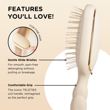 Load image into Gallery viewer, Detangler Hair Brush for Fine Hair - Tan
