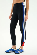 Load image into Gallery viewer, Monah Rigor High Waisted Leggings Red + Blue
