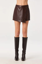 Load image into Gallery viewer, Oaklee Faux Leather Skort