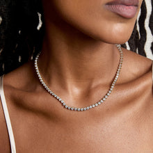 Load image into Gallery viewer, Bezel Tennis Necklace