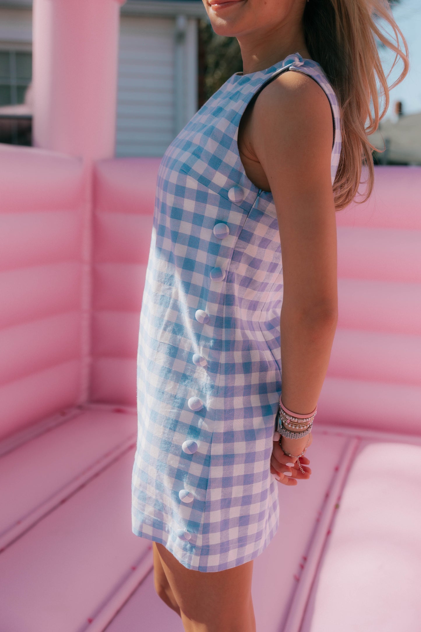 Carolina Gingham Mini Dress