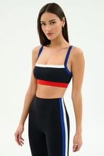Load image into Gallery viewer, Monah Rigor Bra Red + Blue