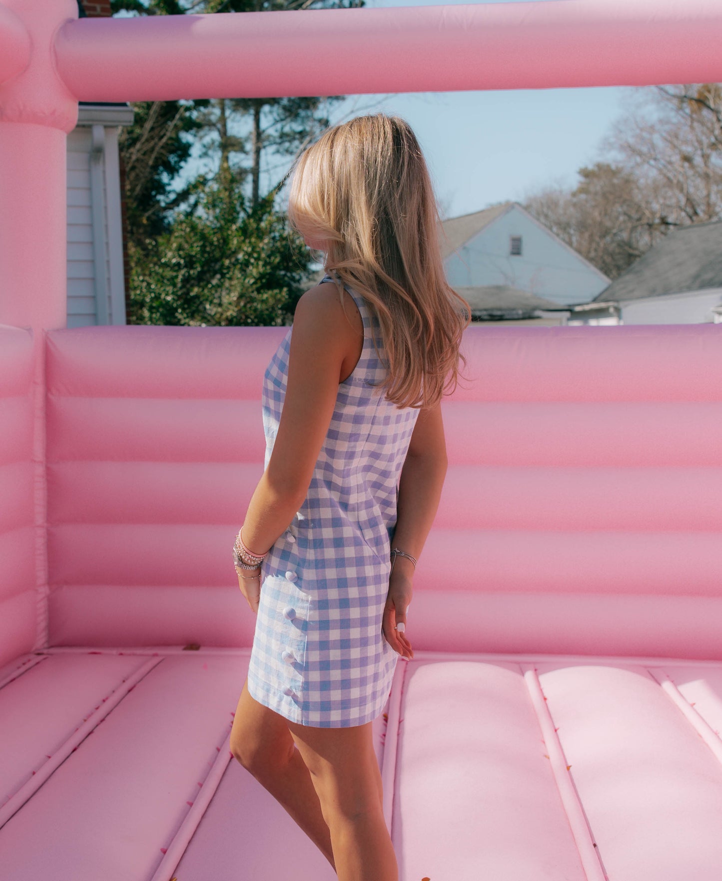 Carolina Gingham Mini Dress