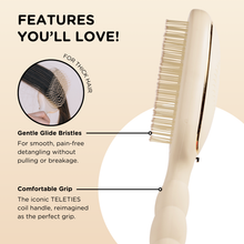 Load image into Gallery viewer, Detangler Hair Brush for Thick Hair - Tan