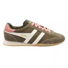 Load image into Gallery viewer, Women’s Sprinter Suede Sneaker Khaki/Pink