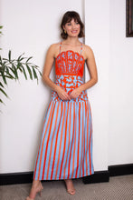 Load image into Gallery viewer, Hunter Coral Shell Midi Dress