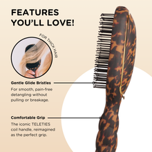 Load image into Gallery viewer, Detangler Hair Brush for Thick Hair - Tortoise