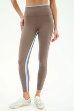 Load image into Gallery viewer, Sam High Waist 7/8 Leggings Lentil + Skyblue