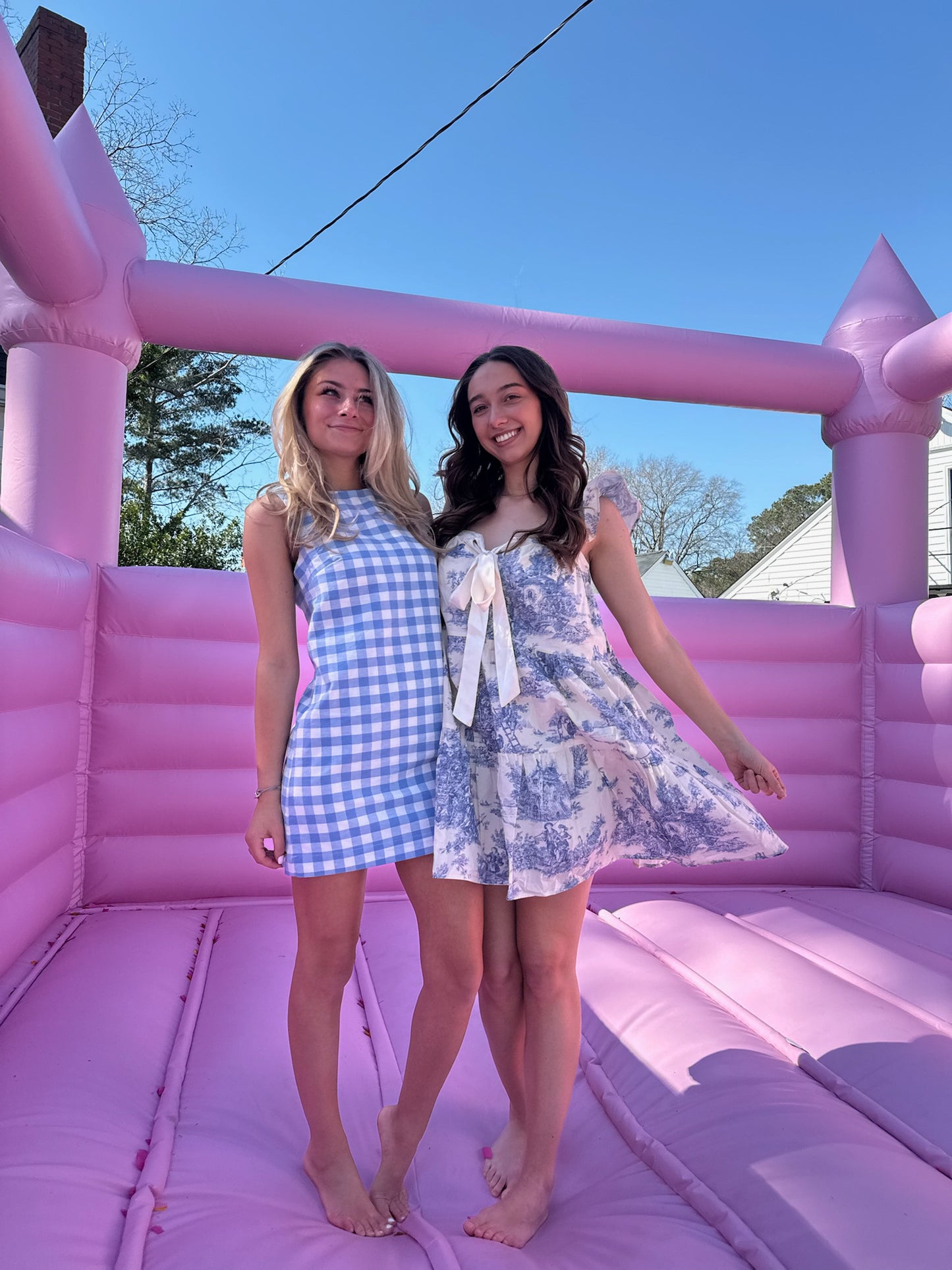 Spring Soirée Toile Mini Dress