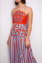 Load image into Gallery viewer, Hunter Coral Shell Midi Dress