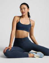 Load image into Gallery viewer, Spacedye Centered Navy Leggings