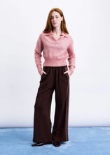 Load image into Gallery viewer, Mirai Rose Polo Sweater