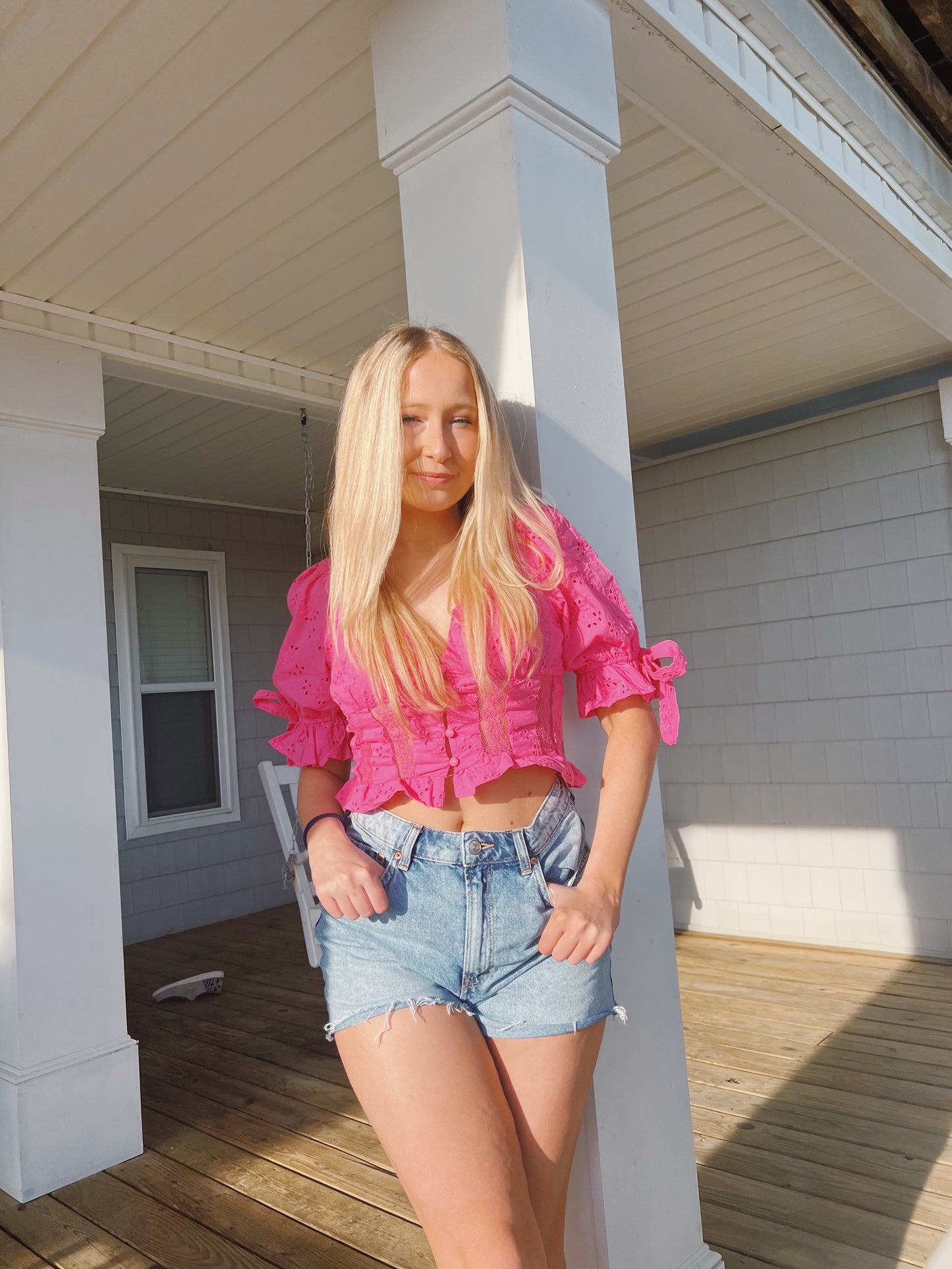 Sweetheart Top — Pink