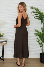 Load image into Gallery viewer, Mocha Italian Linen Maxi
