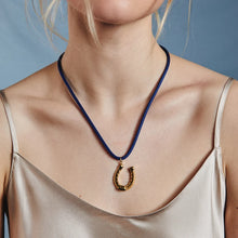 Load image into Gallery viewer, Navy Cord Necklace
