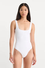 Load image into Gallery viewer, Sculpting Modern Tank Bodysuit — White
