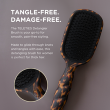 Load image into Gallery viewer, Detangler Hair Brush for Thick Hair - Tortoise
