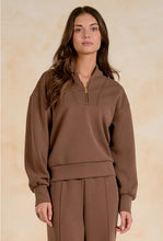 Load image into Gallery viewer, Mocha Scuba Jacket

