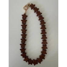 Load image into Gallery viewer, Large Star Necklace — Brown
