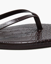 Load image into Gallery viewer, Crocodile Sqaure Toe Lily Sandal
