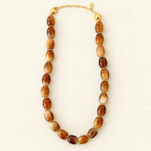 Load image into Gallery viewer, Chunky Magnetic Link Necklace - Light Brown

