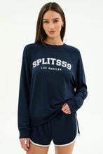 Load image into Gallery viewer, Andie Oversized Fleece Varsity Sweatshirt
