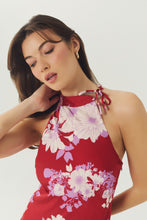 Load image into Gallery viewer, Mari Dress Red + Ivory
