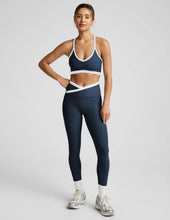Load image into Gallery viewer, Spacedye Strappy Outline Bra Navy
