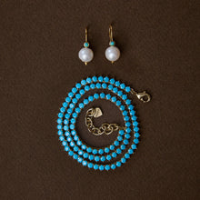 Load image into Gallery viewer, Turquoise Tennis Necklace
