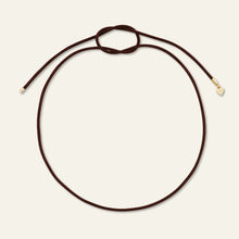 Load image into Gallery viewer, Brown Suede Cord Necklace
