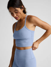 Load image into Gallery viewer, Spacedye Slim Racerback Cropped Tank
