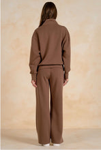 Load image into Gallery viewer, Mocha Scuba Jacket
