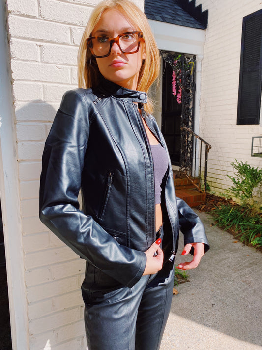 Club Monaco Leather Jacket