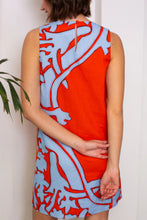 Load image into Gallery viewer, Evelyn Coral Vine Shell Mini Dress
