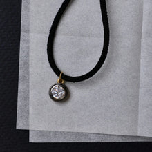 Load image into Gallery viewer, Black Suede Cord Necklace
