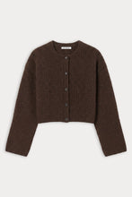 Load image into Gallery viewer, Chocolate Chunky Knit Cardigan
