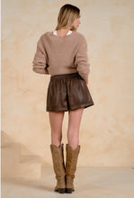 Load image into Gallery viewer, Lilian Leather Shorts
