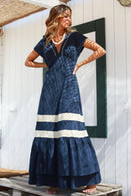 Load image into Gallery viewer, Positano Blue Maxi Dress
