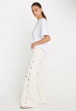 Load image into Gallery viewer, Good Waist Palazzo Ankle Eyelet Jeans

