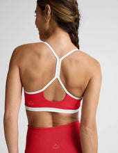 Load image into Gallery viewer, Spacedye Red Outlines Strappy Bra
