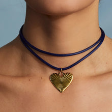 Load image into Gallery viewer, Navy Cord Necklace
