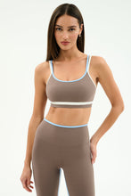 Load image into Gallery viewer, Eva Rigor Double Strap Bra Lentil + Blue

