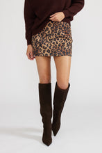 Load image into Gallery viewer, Cecily Leopard Print Mini Skirt
