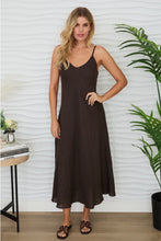 Load image into Gallery viewer, Mocha Italian Linen Maxi
