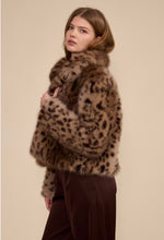 Load image into Gallery viewer, Cherry Faux Fur Jacket
